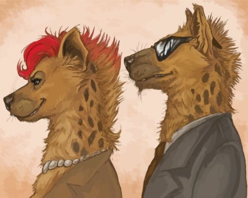 Mafia Hyenas paint by numbers