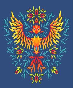 Mandala Phoenix paint by number