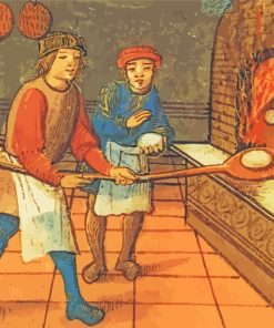 Medieval baker paint by numbers