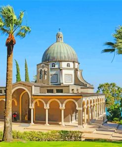 Mount Of Beatitudes Israel paint by numbers