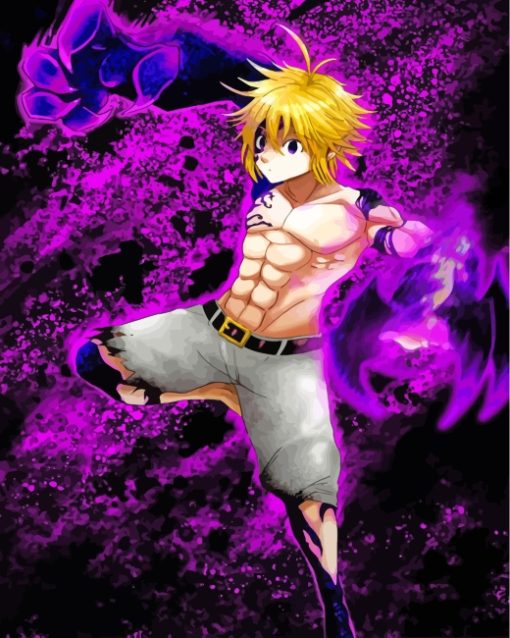 Nanatsu No Taizai Meliodas paint by numbers