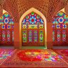 Nasir Al Mulk Mosque Iran paint by numbers