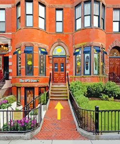 Newbury Street paint by numbers