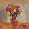 Paul Gauguin Dahlias I N Copper Vase paint by numbers