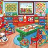 Quilting Room paint by numbers