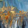 Rivendell Lord Of The Rings paint by numbers