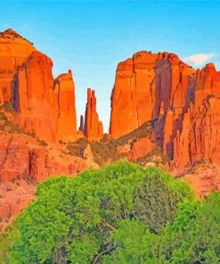 Sedona Arizona paint by numbers