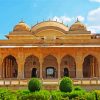 Sheesh Mahal Amber Fort Jaipur paint by numbers