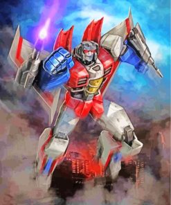 Starscream Art paint by numbers