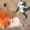 Street Graffiti Panda paint by numbers