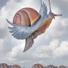 Surreal Snail paint by numbers