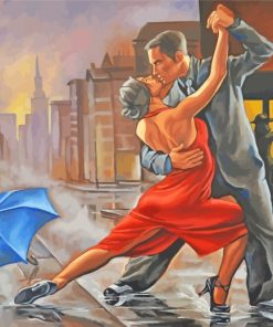 Tango Dance paint by numbers