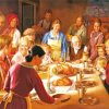 Thanksgiving Dinner paint by numbers