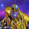 Thanos Marvel Hero paint by number