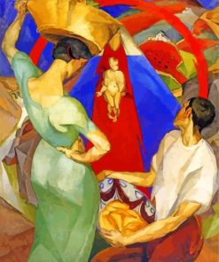 The Adoration Of The Virgin By Diego Rivera paint by numbers