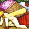 The Flower Carrier By Diego Rivera paint by numbers