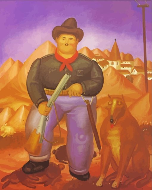 The Hunter Botero paint by numbers