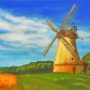 The Old Windmill paint by numbers