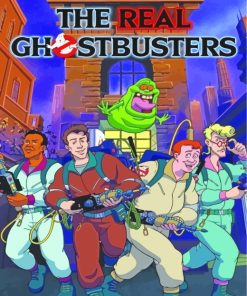 The Real Ghostbusters paint by numbers