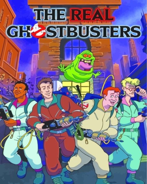 The Real Ghostbusters paint by numbers