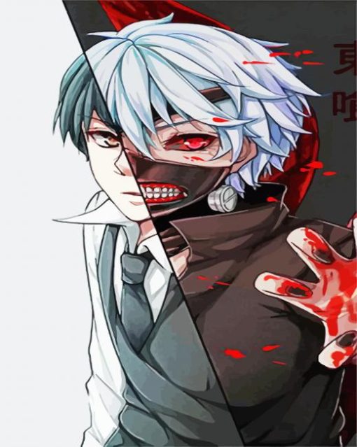 Tokyo Ghoul Anime Kaneki Ken paint by numbers