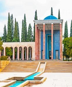 Tomb Of Saaidi Iran paint by numbers