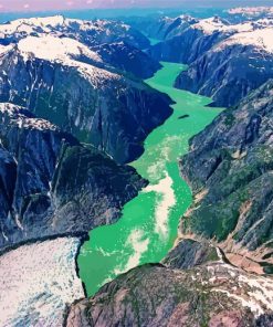 Tracy Arm Juneau paint by numbers