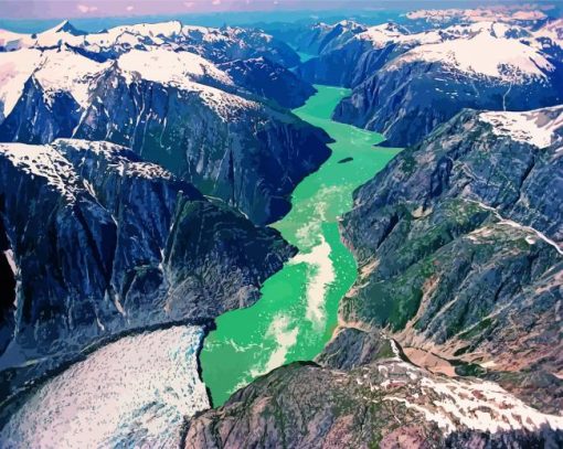 Tracy Arm Juneau paint by numbers