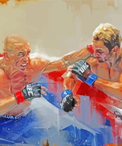 UFC Art paint by numbers