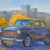 Vintage Taxi paint by numbers