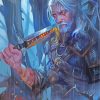 Witcher Geralt Of Rivia Art paint by numbers