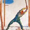 Woodcutter By Hodler paint by numbers