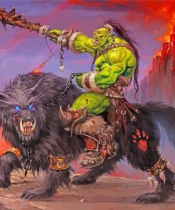 World Of Warcraft Mankkrik paint by numbers