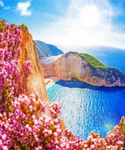 Zakynthos Greece paint by numbers