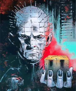 Aesthetic Hellraiser paint by numbers