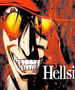 Aesthetic Hellsing Anime paint by numbers