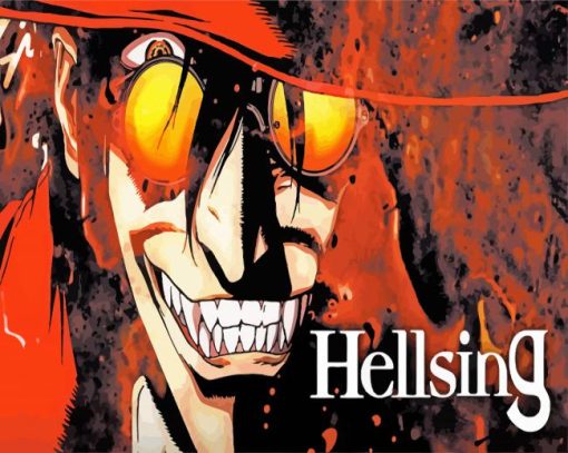 Aesthetic Hellsing Anime paint by numbers