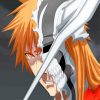 Aesthetic Ichigo Kurosaki paint by numbers