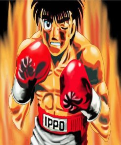 Aesthetic Ippo Makunouchi paint by numbers