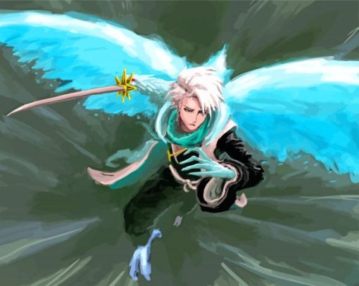 Aesthetic Toshiro Hitsugaya Manga paint by numbers