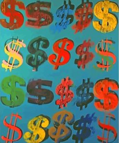 Andy Warhol Dollar paint by numbers