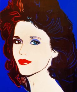 Andy Warhol Jane Fonda paint by numbers