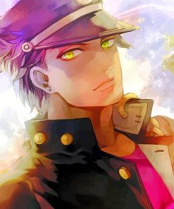 Anime Jotaro Kujo paint by number