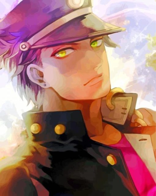 Anime Jotaro Kujo paint by number