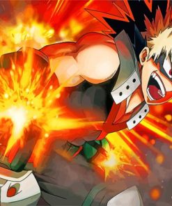 Anime My Hero Academia Katsuki Bakugou Kacchan paint by numbers