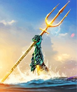 Aquaman Hero paint by numbers