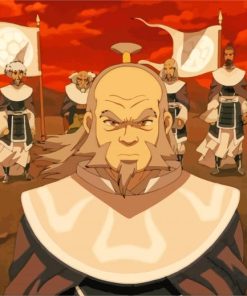 Avatar The Last Airbender Iroh paint by numbers