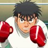 Boxer Ippo Makunouchi paint by numbers