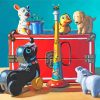 Childhood Toys paint by numbers