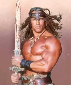 Conan The Barbarian paint by numbers